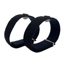 Load image into Gallery viewer, Motion Sickness Wristbands- Adjustable Acupressure Band-Calming Nausea Relief-Vertigo (pair) Black
