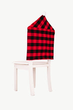 Load image into Gallery viewer, 2-Pack Christmas Plaid Chair Covers
