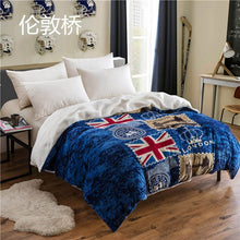 Load image into Gallery viewer, Winter Wool Blanket Ferret Cashmere Blanket Warm Blankets Fleece Super Warm Soft Throw On Sofa Bed Cover Square Cobija

