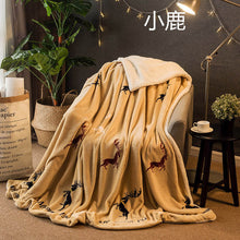 Load image into Gallery viewer, Winter Wool Blanket Ferret Cashmere Blanket Warm Blankets Fleece Super Warm Soft Throw On Sofa Bed Cover Square Cobija
