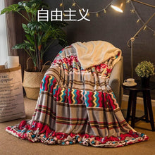 Load image into Gallery viewer, Winter Wool Blanket Ferret Cashmere Blanket Warm Blankets Fleece Super Warm Soft Throw On Sofa Bed Cover Square Cobija
