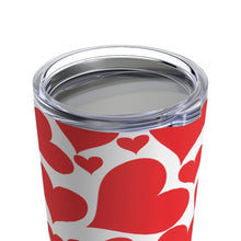 Load image into Gallery viewer, Uniquely You   Insulated Tumbler - 20oz, Love Red Hearts,  Travel Mug
